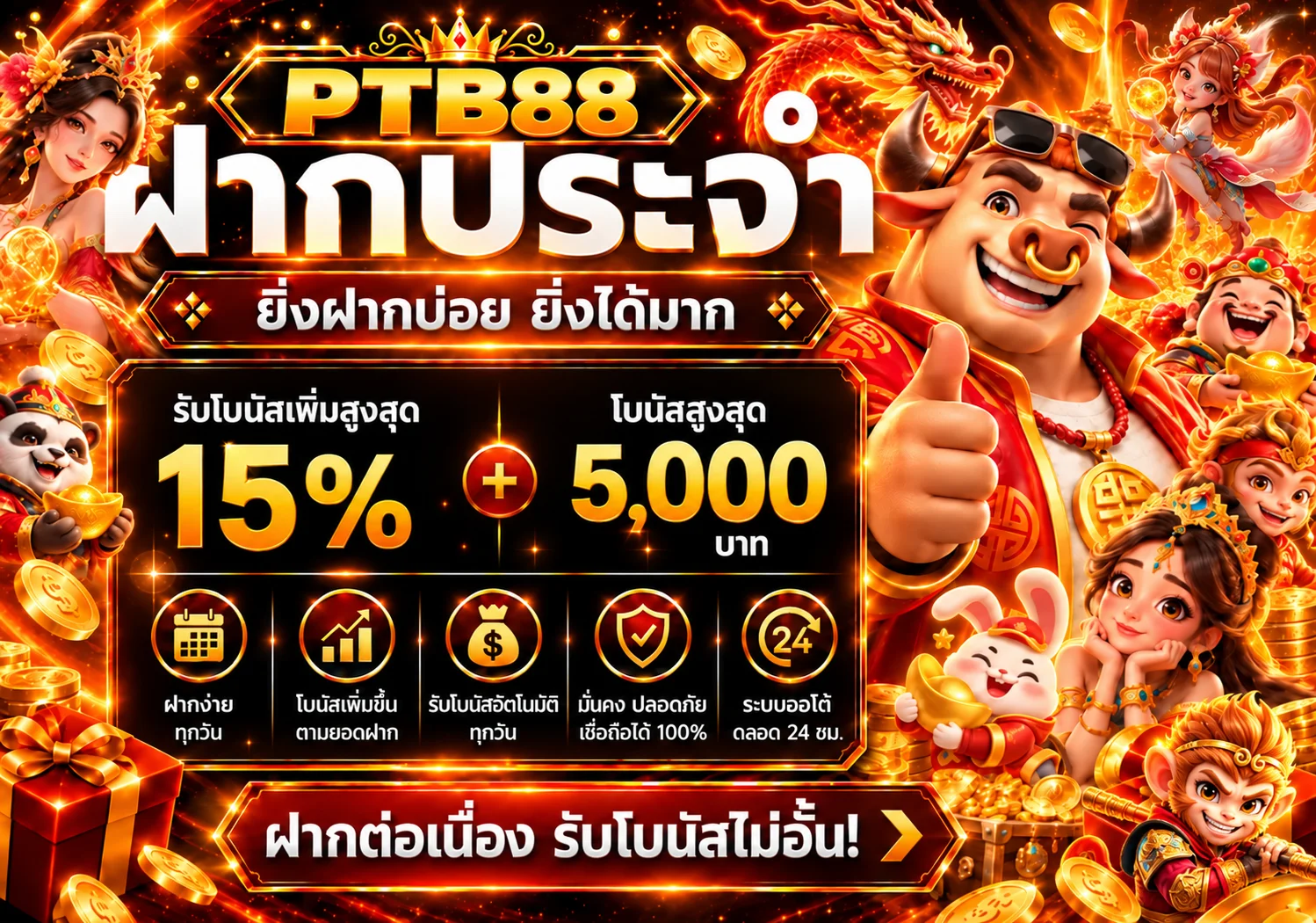 PTB88 สล็อตและข้อมูลโปรโมชั่นที่ต้องอ่านเงื่อนไข